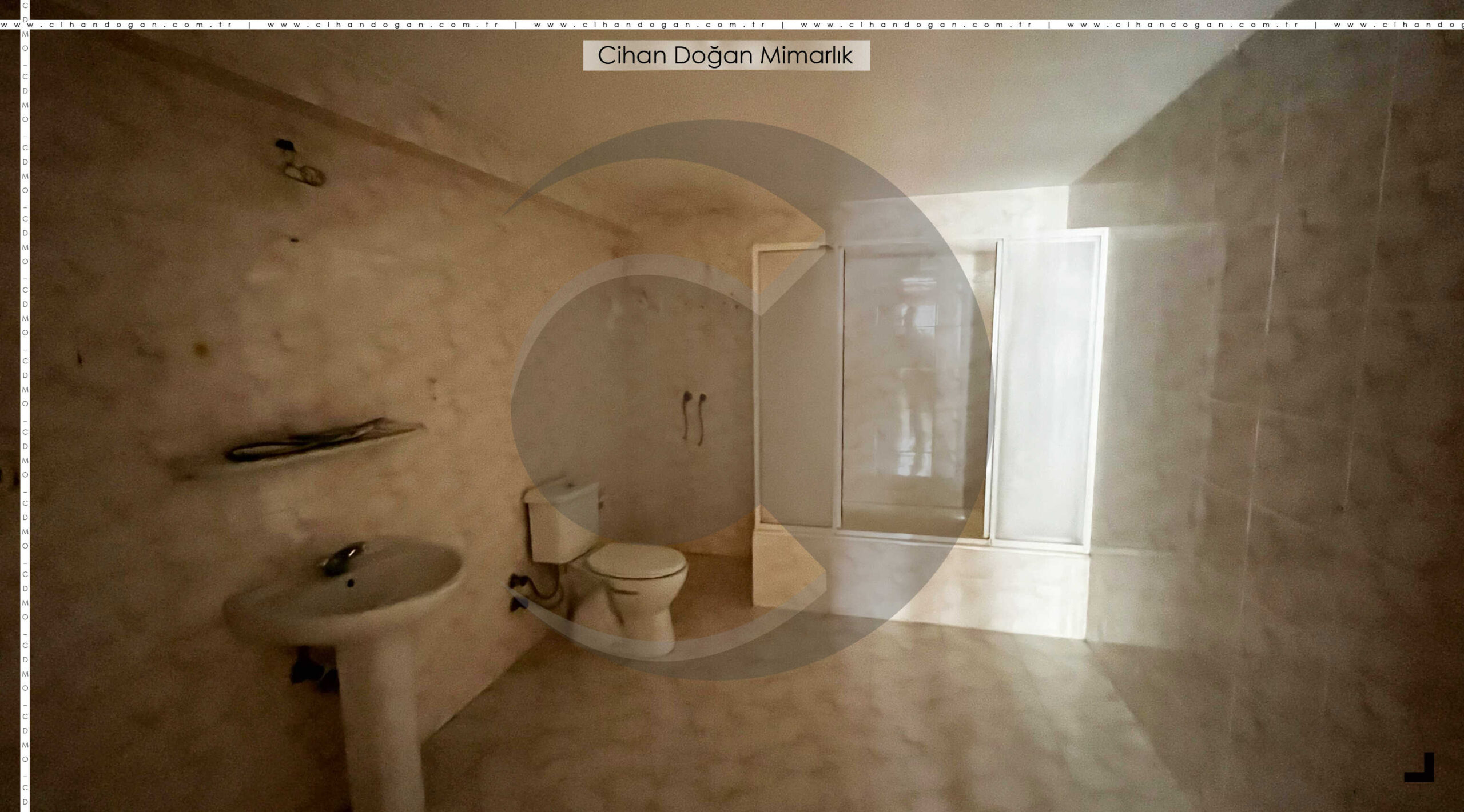 Erbaş Evi Islak Hacim Cihan Doğan Mimarlık Tadilat Dekorasyon Öncesi
